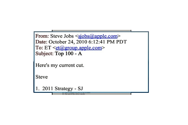 Email - Steve Jobs - En tete - BF