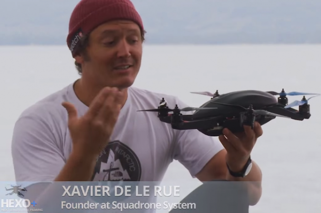 Hexo+, le drone embarquant une caméra Gopro pour filmer les exploits sportifs de son propriétaire