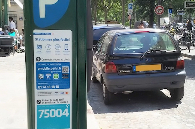 Nouvelle App de paiement du parking sur Paris