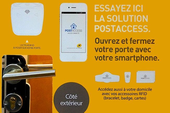 La Poste gère les accès à votre domicile via mobile