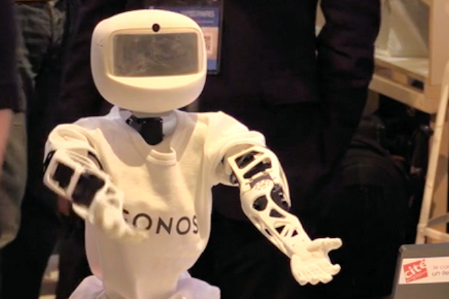 Un robot à 7500 € qui maintient les personnes âgées en interaction