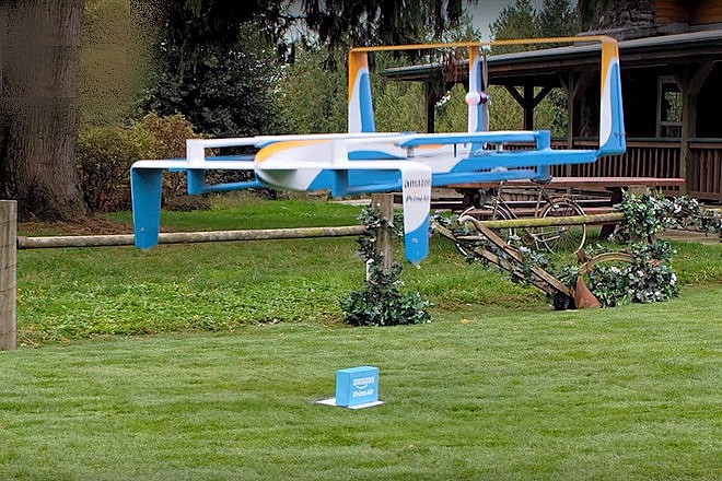 Amazon teste ses drones de livraison en Grande Bretagne