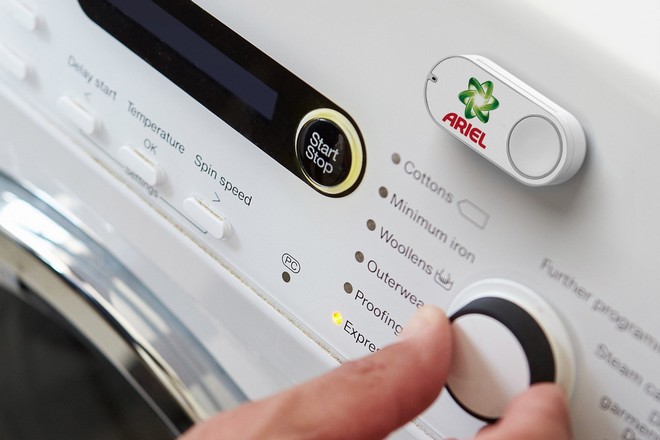 40 marques partenaires d’Amazon pour le bouton connecté Dash lancé en Grande Bretagne