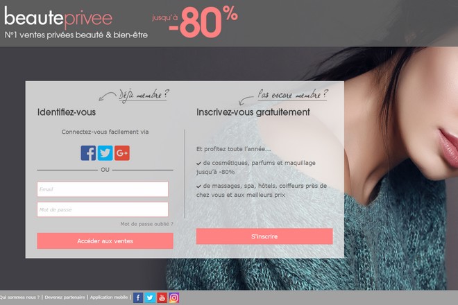 Showroomprivé veut se relancer dans le secteur de la beauté