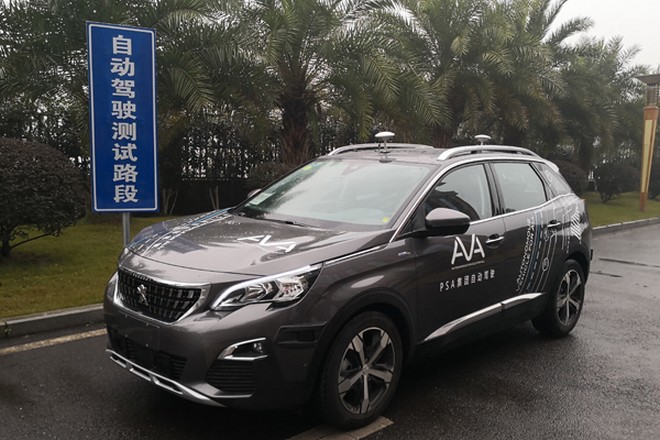 Peugeot démarre ses essais de conduite autonome sur route ouverte en Chine