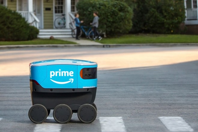 Le robot de livraison à domicile d’Amazon testé en Californie