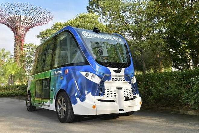 Deux nouvelles navettes autonomes made in France à Singapour