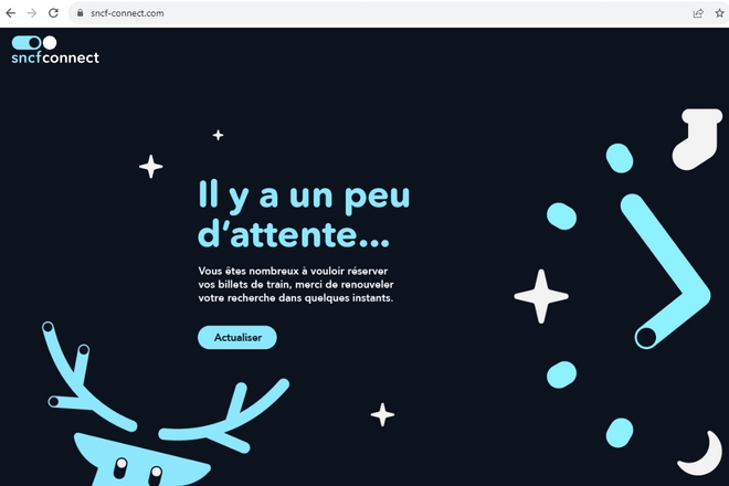 Le site et l’application SNCF Connect inaccessibles à l’ouverture des ventes de Noël