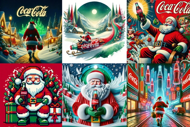 L’IA générative en libre service chez Coca-Cola pour créer vos cartes de Noël et vos illustrations