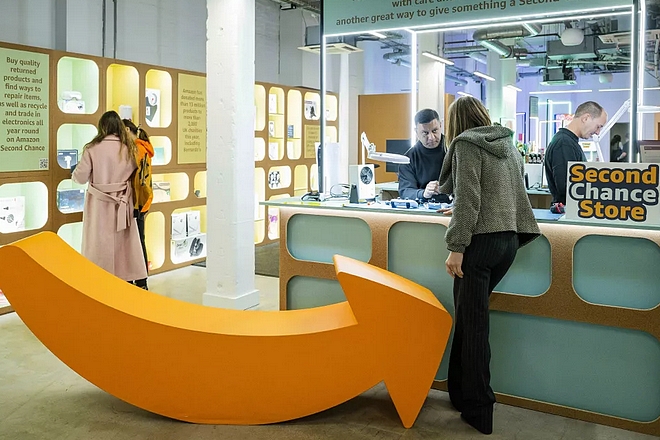 Amazon ouvre une boutique d’occasions à Londres jusqu’au 12 décembre
