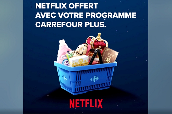 Carrefour et Netflix testent un abonnement commun