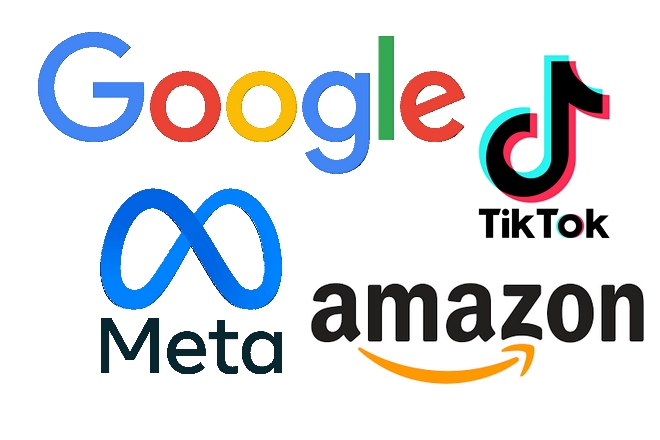 La croissance publicitaire captée jusqu’en 2030 par Google, Meta, Amazon et Tiktok selon l’Arcom