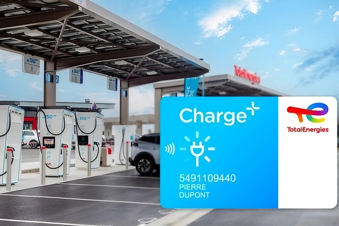 Carte et application mobile chez TotalEnergies pour recharger son véhicule électrique