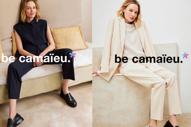 L’identité de marque de Be Camaïeu repensée en miroir à celle de Celio