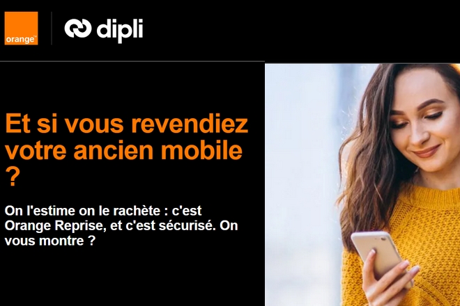 Une plateforme de reprise de smartphones 100 % digitale lancée par Orange avec Dipli