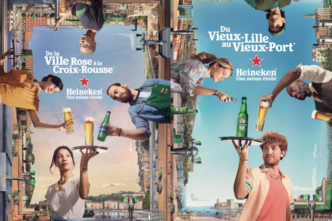 Nouvelle campagne pour Heineken afin de mettre en avant des bars aux 4 coins de la France