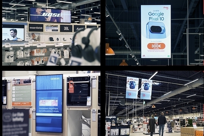 L’enseigne Boulanger évalue la publicité retail 360° dans son magasin phare d’Englos