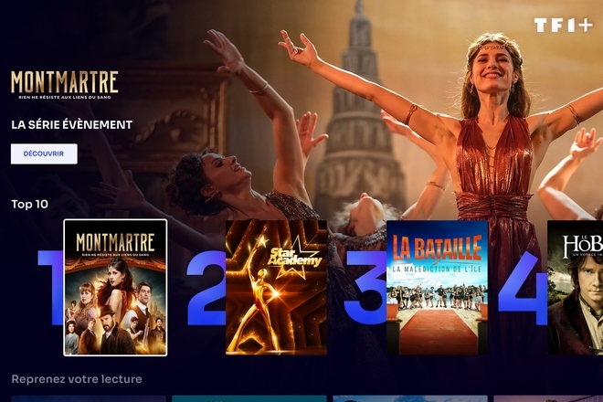 TF1 se félicite de la progression de sa plateforme de streaming TF1+ en octobre