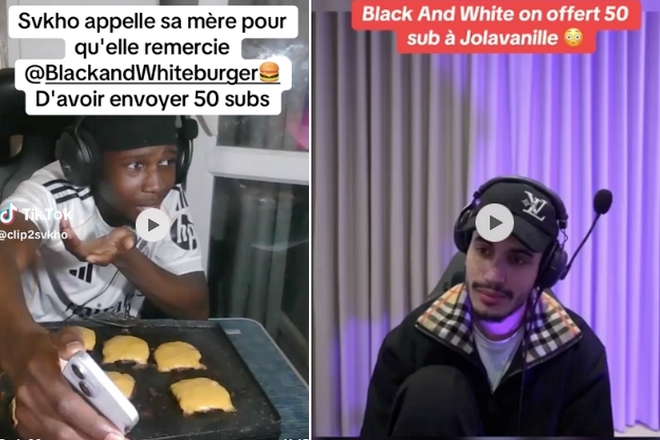 Black & White Burger, chaîne de restauration, investit Twitch avec une opération inattendue